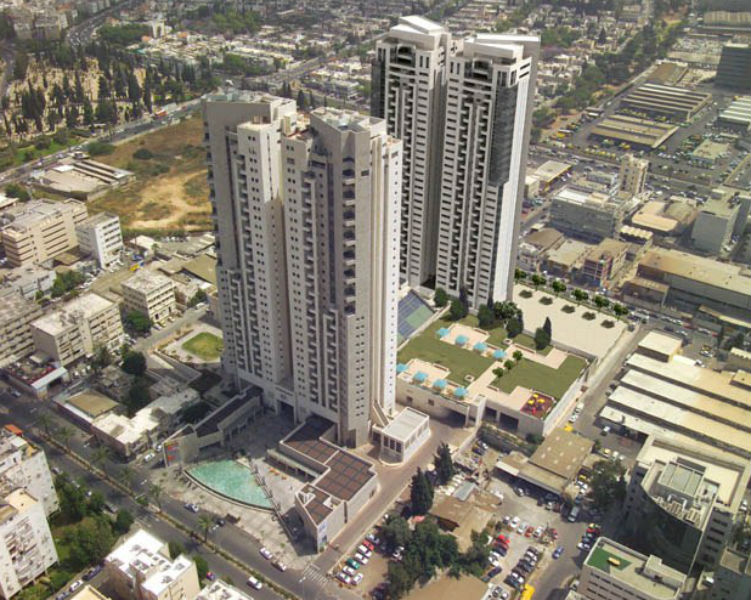 סביבת המגורים במגדלי תל אביב